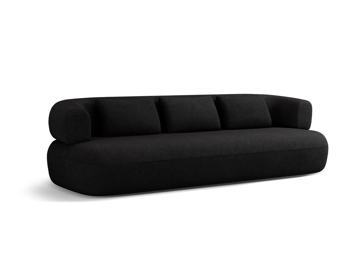 Jenny Boucle Sofa 4 Sitzer in Black-Now or Never präsentiert im Onlineshop von KAQTU Design AG. 4er Sofa ist von Micadoni