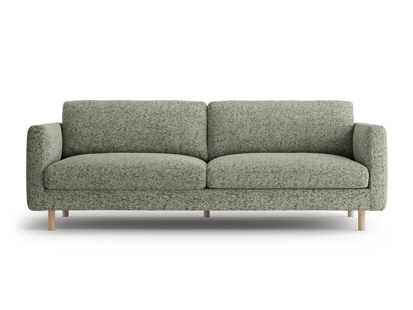 Eden Sofa 4 Sitzer in Moss Green Melange-Puente präsentiert im Onlineshop von KAQTU Design AG. 4er Sofa ist von Micadoni