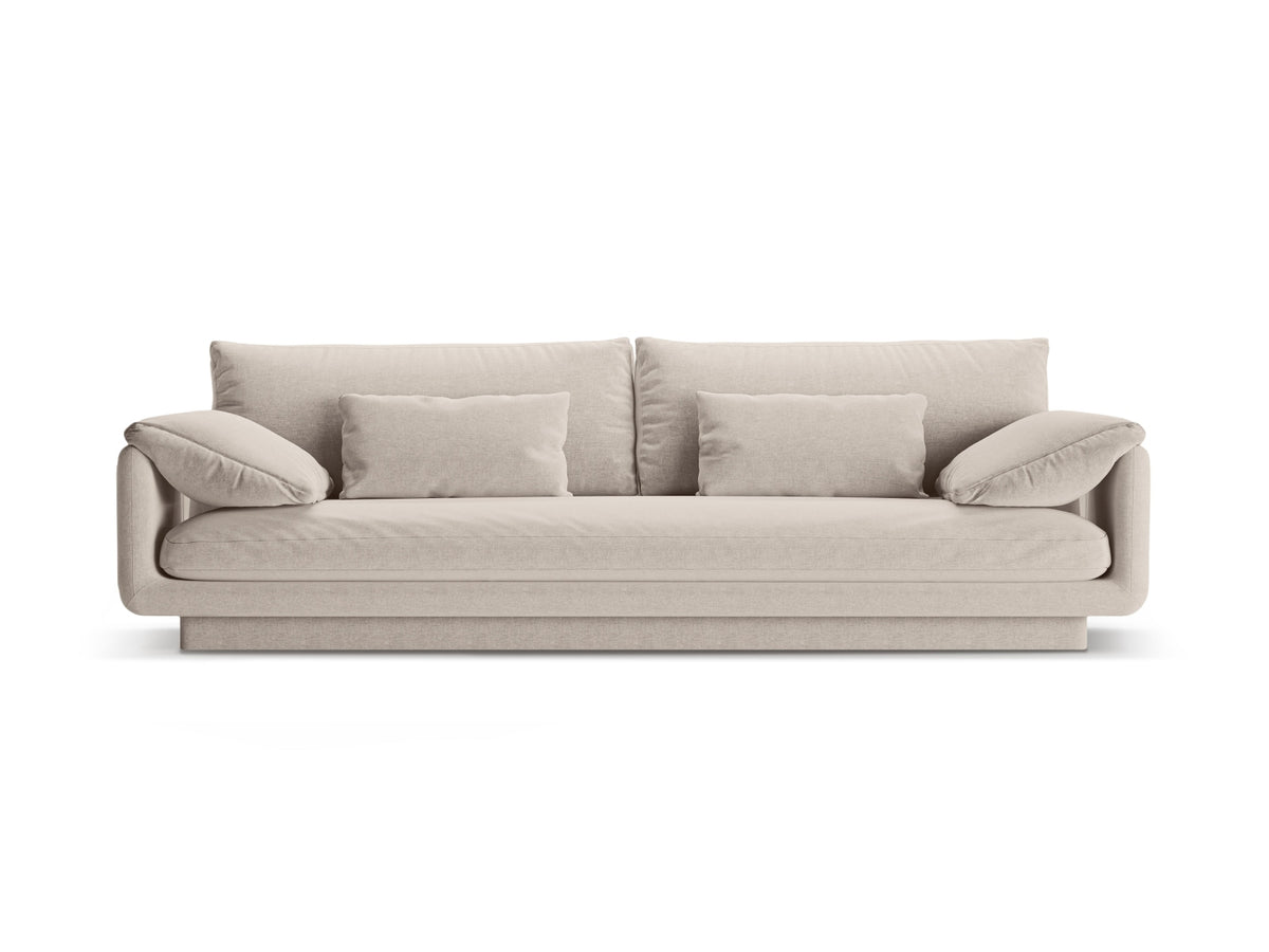 Torino Sofa 4 Sitzer in Light Beige-Wind präsentiert im Onlineshop von KAQTU Design AG. 4er Sofa ist von Micadoni