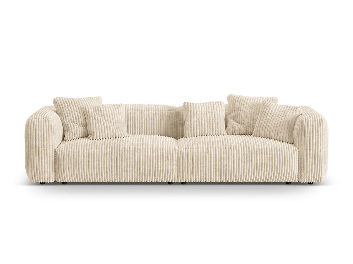 Martina Modulares Sofa 4 Sitzer in Light Beige-Tilia präsentiert im Onlineshop von KAQTU Design AG. 4er Sofa ist von Micadoni