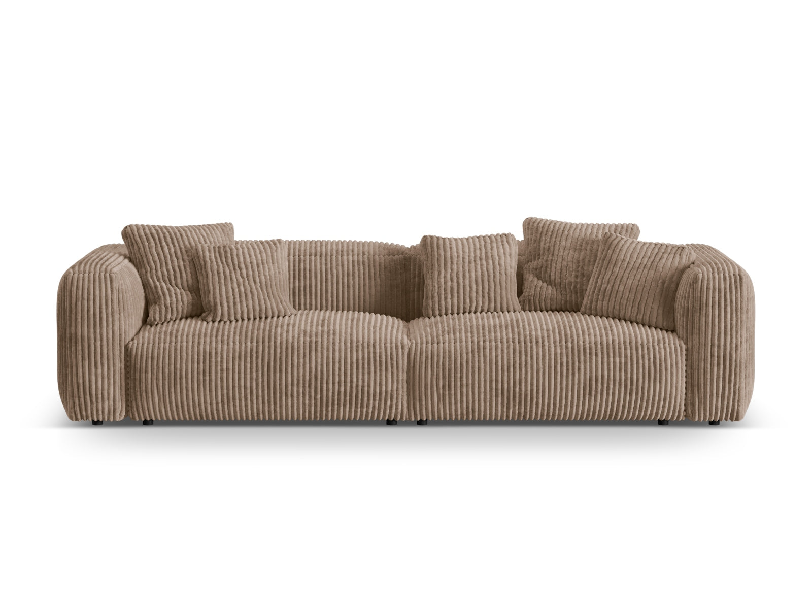 Martina Modulares Sofa 4 Sitzer in Acorn-Tilia präsentiert im Onlineshop von KAQTU Design AG. 3er Sofa ist von Micadoni