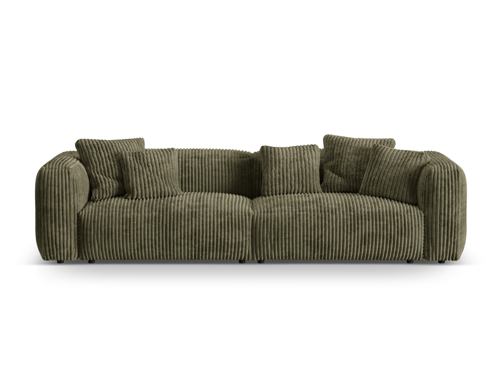 Martina Modulares Sofa 4 Sitzer in Moss Green-Tilia präsentiert im Onlineshop von KAQTU Design AG. 3er Sofa ist von Micadoni