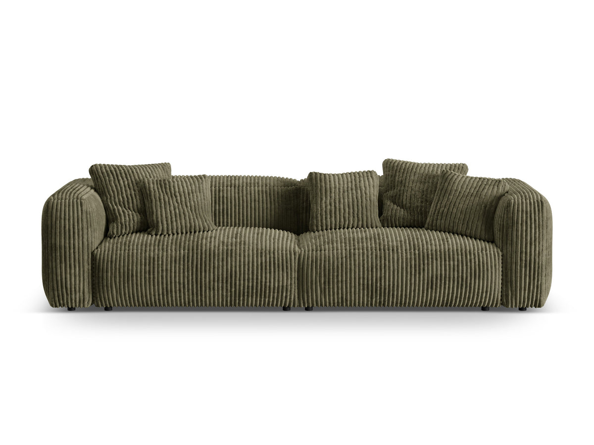 Martina Modulares Sofa 4 Sitzer in Moss Green-Tilia präsentiert im Onlineshop von KAQTU Design AG. 4er Sofa ist von Micadoni