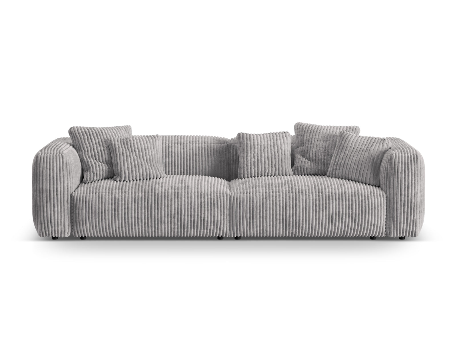 Martina Modulares Sofa 4 Sitzer in Light Grey präsentiert im Onlineshop von KAQTU Design AG. 3er Sofa ist von Micadoni