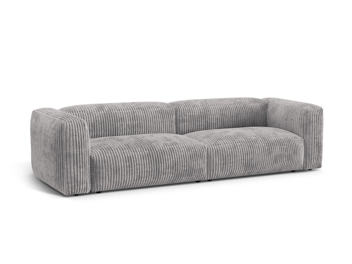 Martina Modulares Sofa 4 Sitzer in Light Grey-Tilia präsentiert im Onlineshop von KAQTU Design AG. 4er Sofa ist von Micadoni