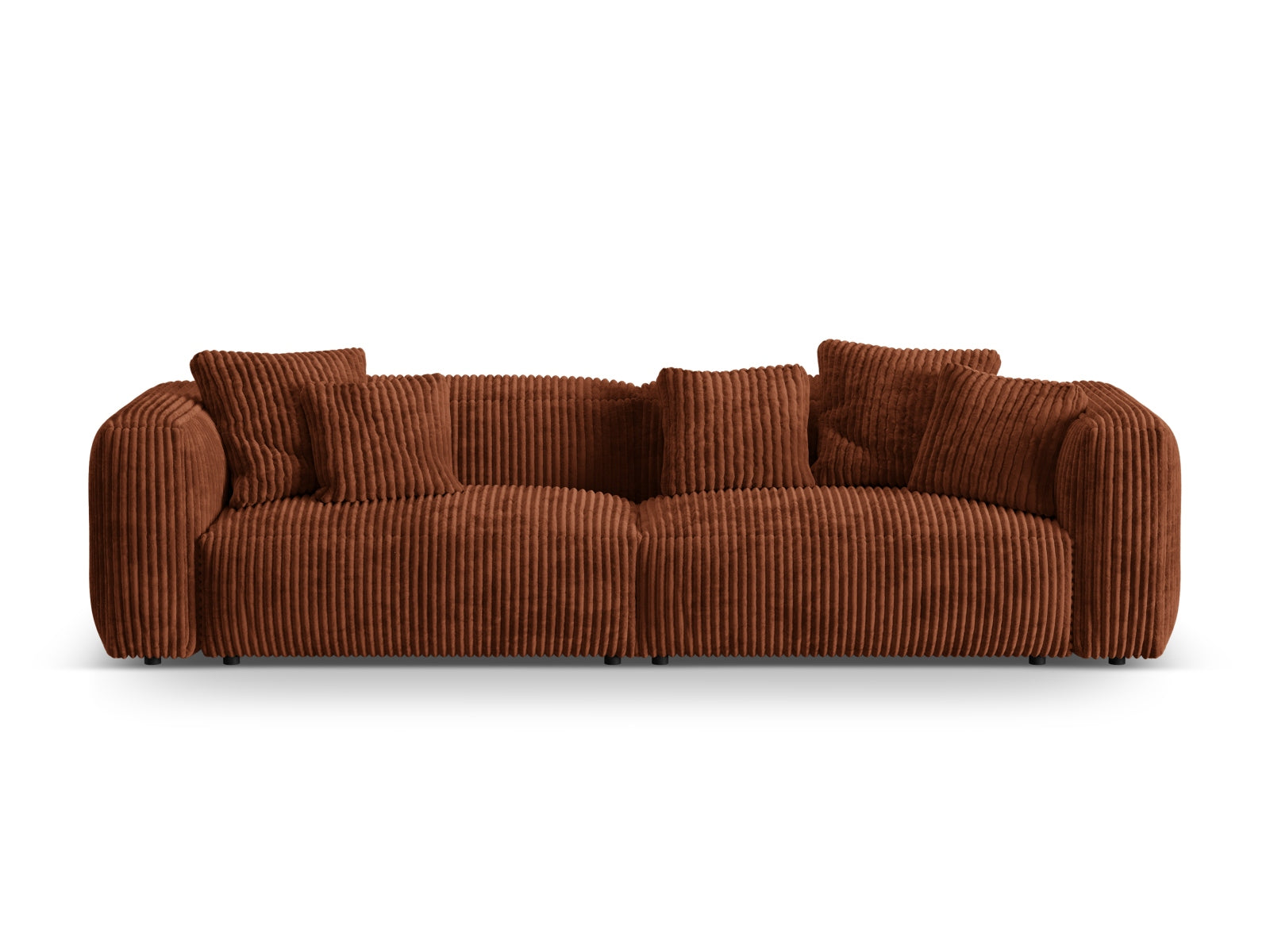 Martina Modulares Sofa 4 Sitzer in Brick präsentiert im Onlineshop von KAQTU Design AG. 3er Sofa ist von Micadoni