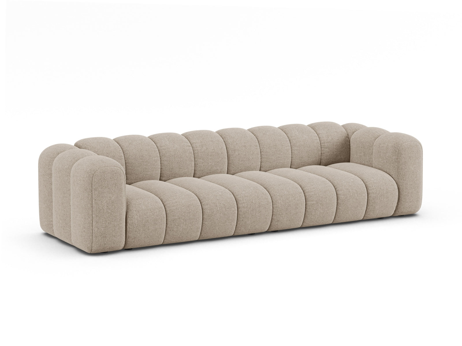 Elegantes Lupine Modular Sofa für 4 Personen in stilvollem Dunkelbeige, ideal für moderne Wohnräume und gemütliche Abende.