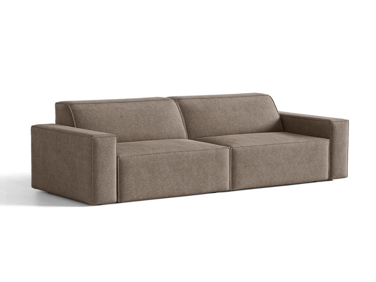 4-Sitzer Modular Sofa Jodie in Cappuccino-Liberty präsentiert im Onlineshop von KAQTU Design AG. 4er Sofa ist von Micadoni