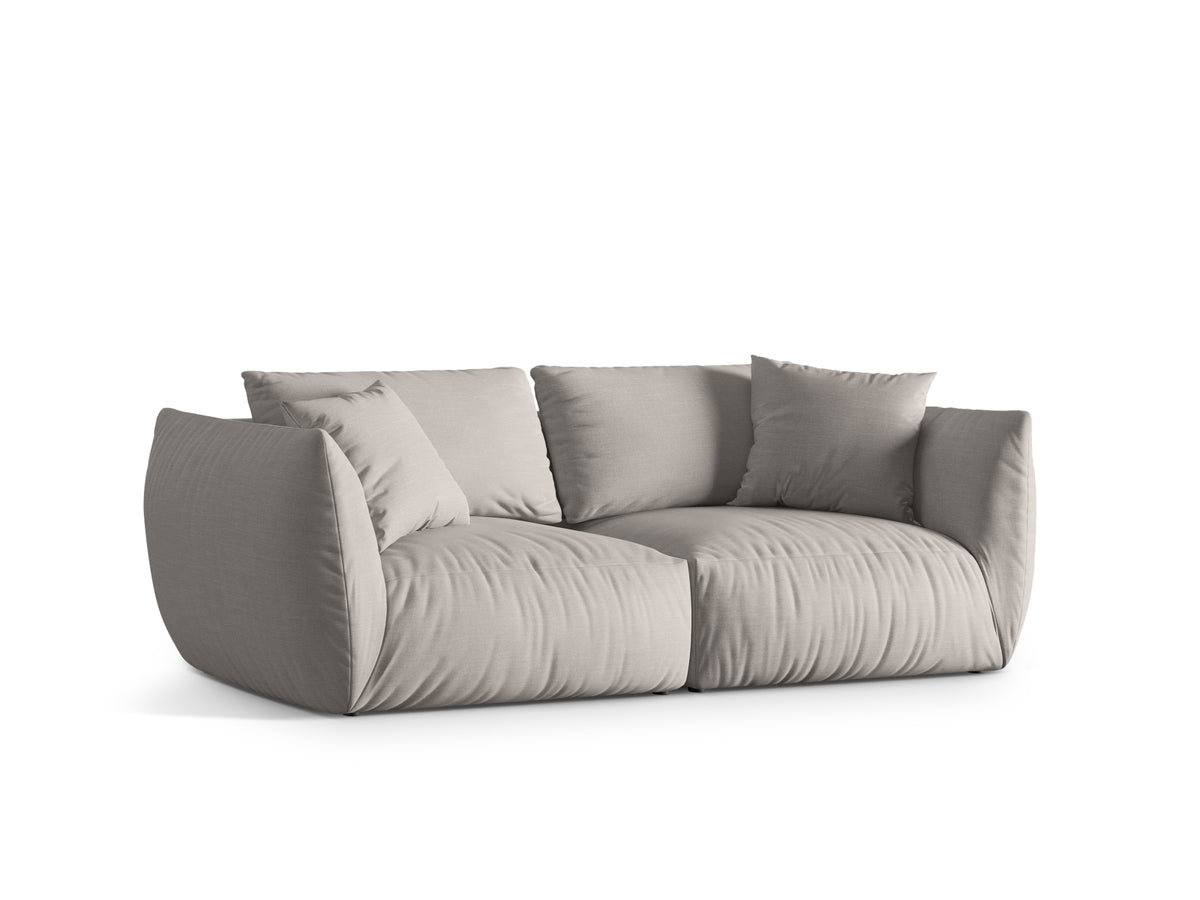 Chris Modular Sofa 4 Sitzer in Natural-LINS präsentiert im Onlineshop von KAQTU Design AG. 4er Sofa ist von Micadoni