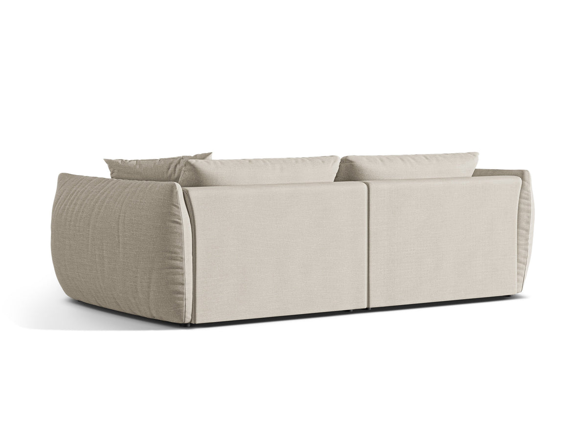 Chris Modular Sofa 4 Sitzer in Natural-LINS präsentiert im Onlineshop von KAQTU Design AG. 4er Sofa ist von Micadoni