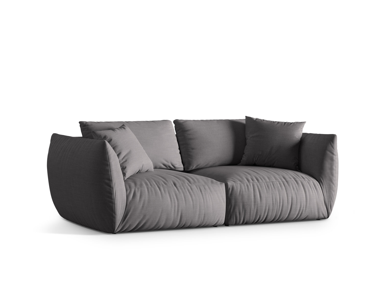 Elegantes Chris Modular Sofa für 4 Personen in Sandfarbe, ideal für stilvolle Wohnräume, erhältlich bei KAQTU Design AG.