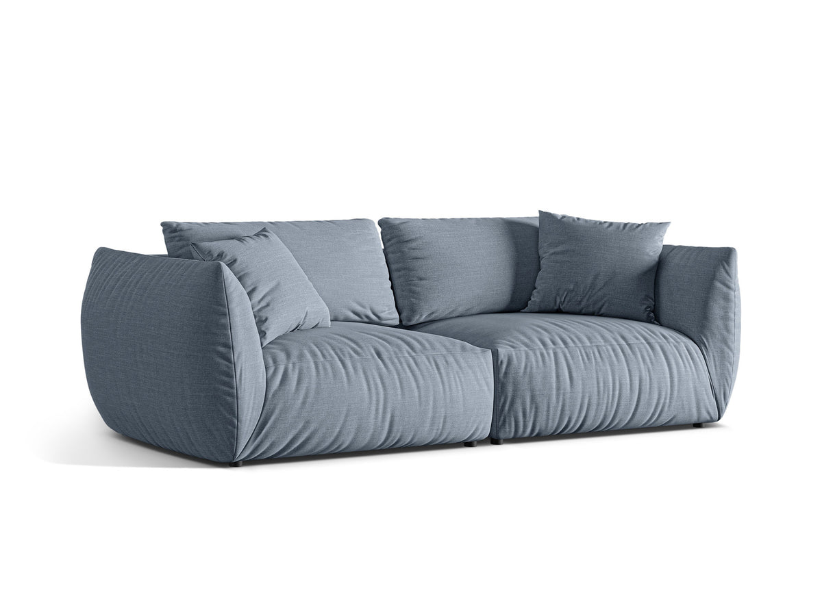 Chris Modular Sofa 4 Sitzer in Muted Blue-LINS präsentiert im Onlineshop von KAQTU Design AG. 4er Sofa ist von Micadoni