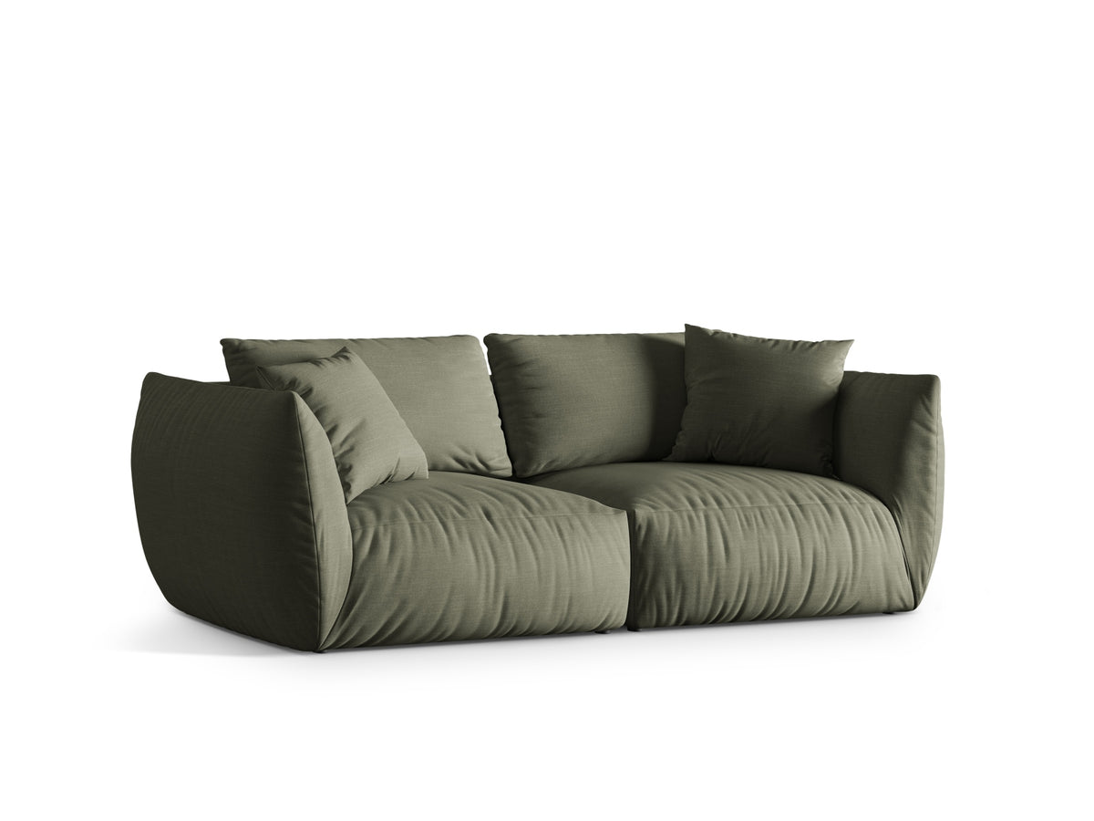 Chris Modular Sofa 4 Sitzer in Muted Blue-LINS präsentiert im Onlineshop von KAQTU Design AG. 4er Sofa ist von Micadoni
