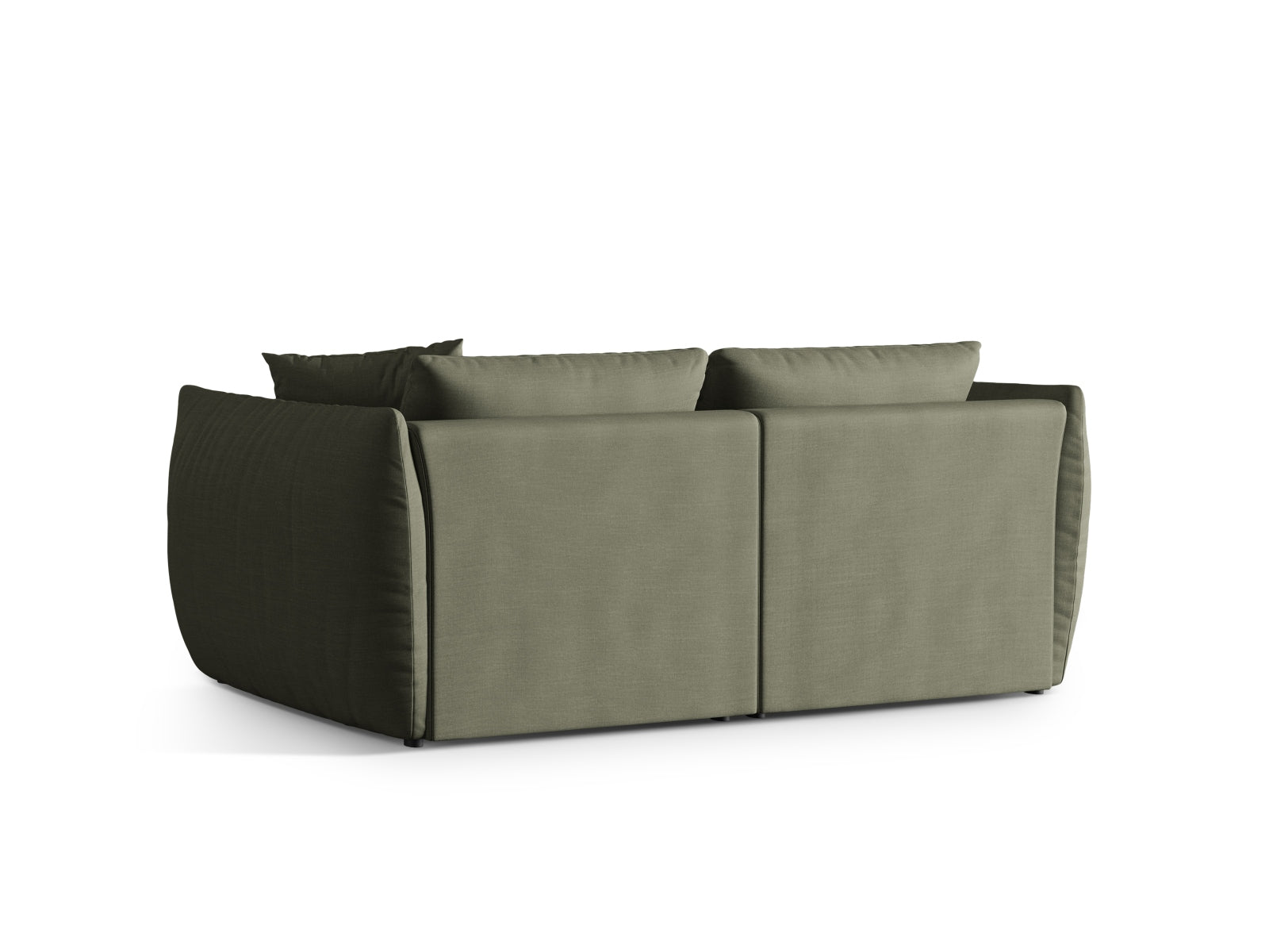Modernes 4-Sitzer Chris Modular Sofa in zartem Blau, perfekt für gemütliche und stilvolle Wohnzimmer. Hochwertige Materialien von Micadoni.