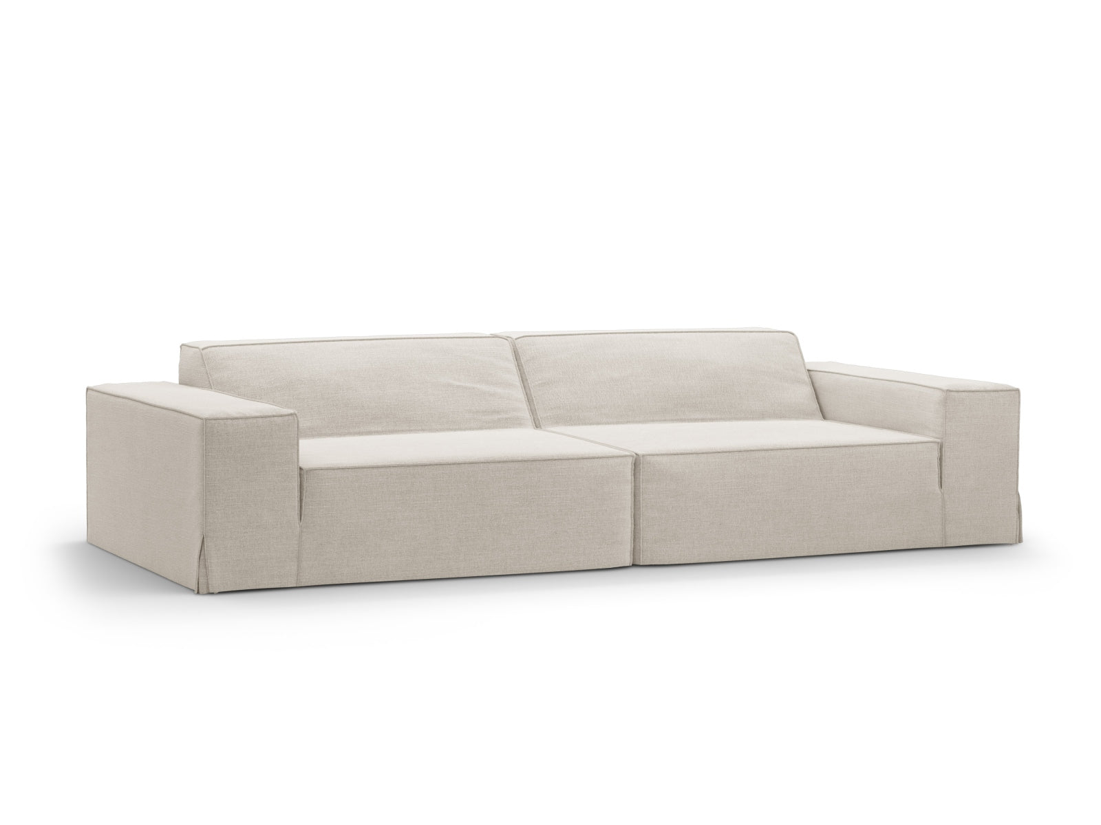 Jodie Modular Sofa 4 Sitzer in Natural präsentiert im Onlineshop von KAQTU Design AG. 4er Sofa ist von Micadoni