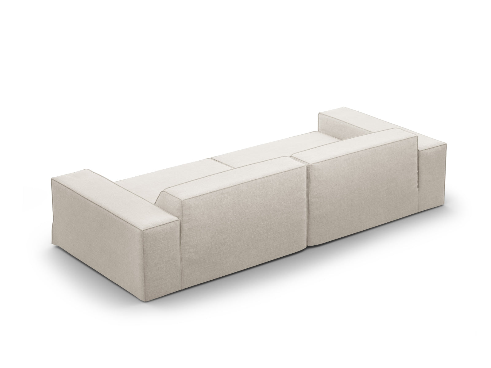 Jodie Modular Sofa 4 Sitzer in Natural präsentiert im Onlineshop von KAQTU Design AG. 4er Sofa ist von Micadoni