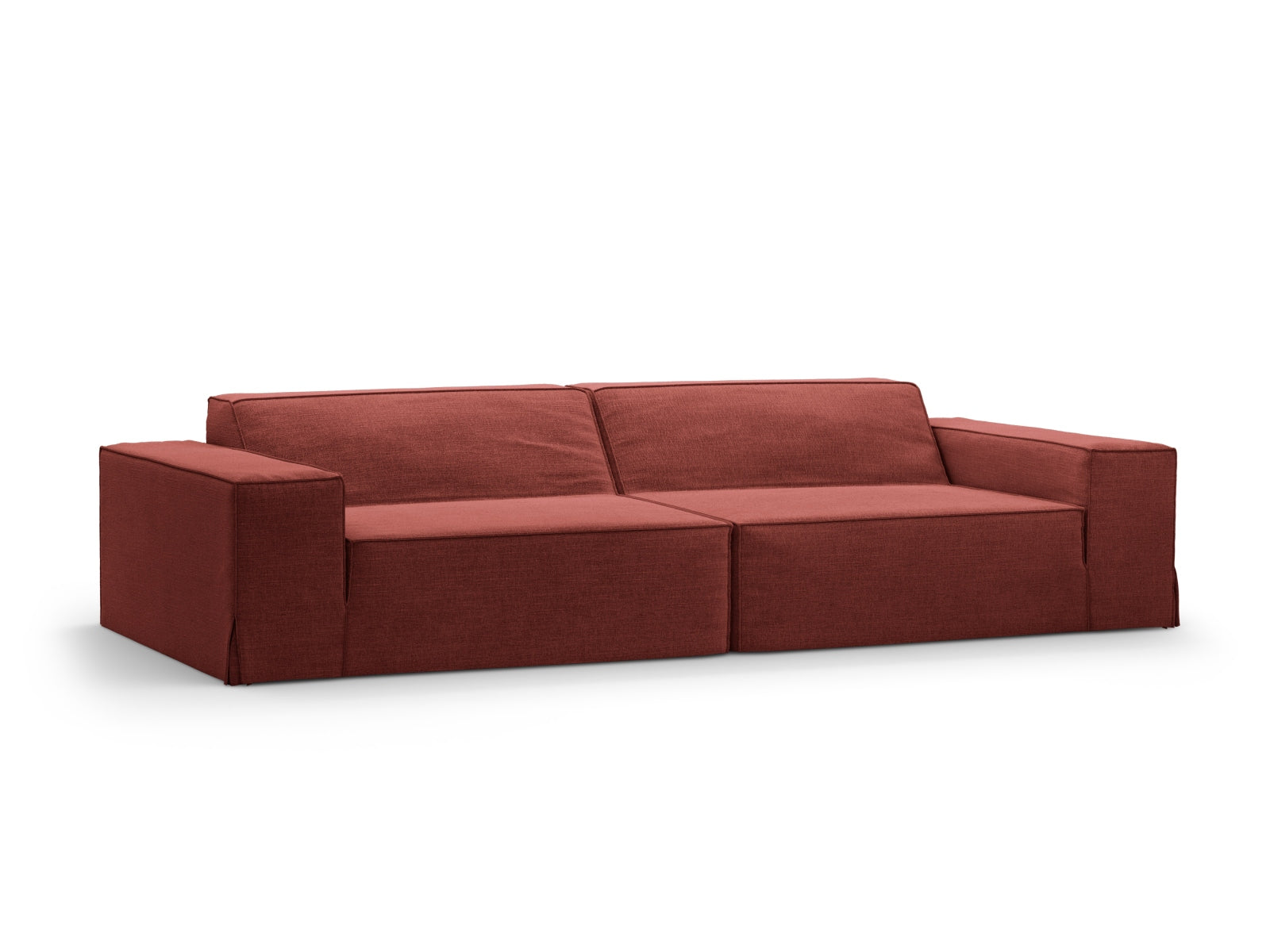 Jodie Modular Sofa 4 Sitzer in Cherrywood präsentiert im Onlineshop von KAQTU Design AG. 4er Sofa ist von Micadoni