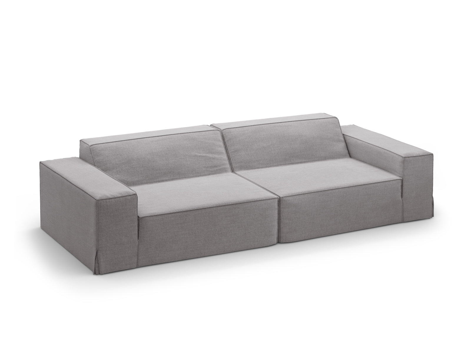 Jodie Modular Sofa 4 Sitzer in Warm grey präsentiert im Onlineshop von KAQTU Design AG. 4er Sofa ist von Micadoni