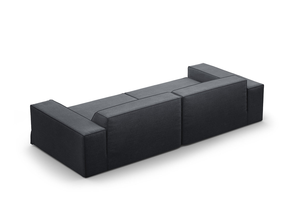 Jodie Modular Sofa 4 Sitzer mit abnehmbaren Bezug in Grey und Blue-LINS präsentiert im Onlineshop von KAQTU Design AG. 4er Sofa ist von Micadoni
