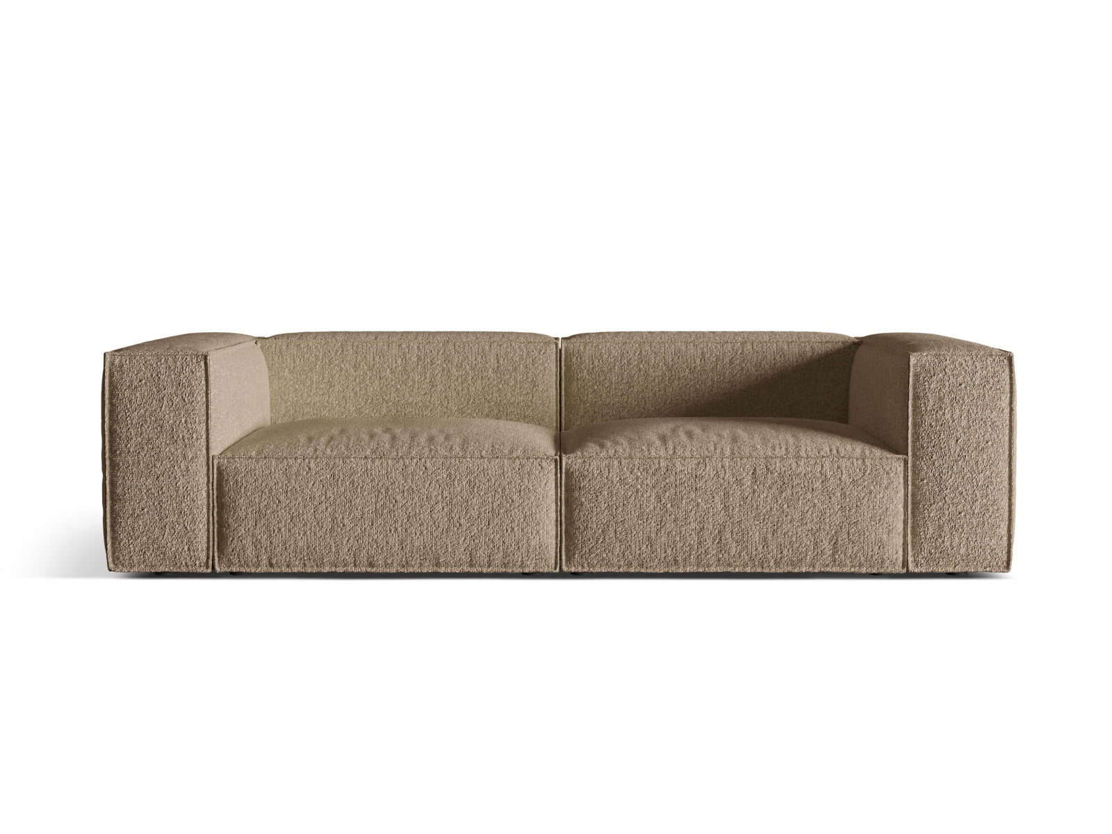 Nuria Sofa 4 Sitzer in Cappuccino-Monet präsentiert im Onlineshop von KAQTU Design AG. Sofa ist von Micadoni