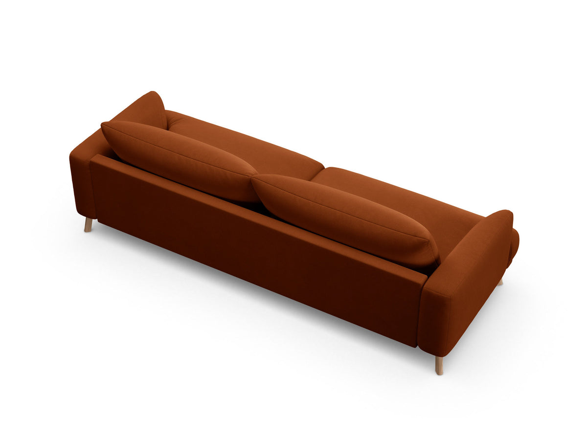 4-Sitzer Sofa Naomi in Terracotta-Salvador präsentiert im Onlineshop von KAQTU Design AG. 4er Sofa ist von Micadoni
