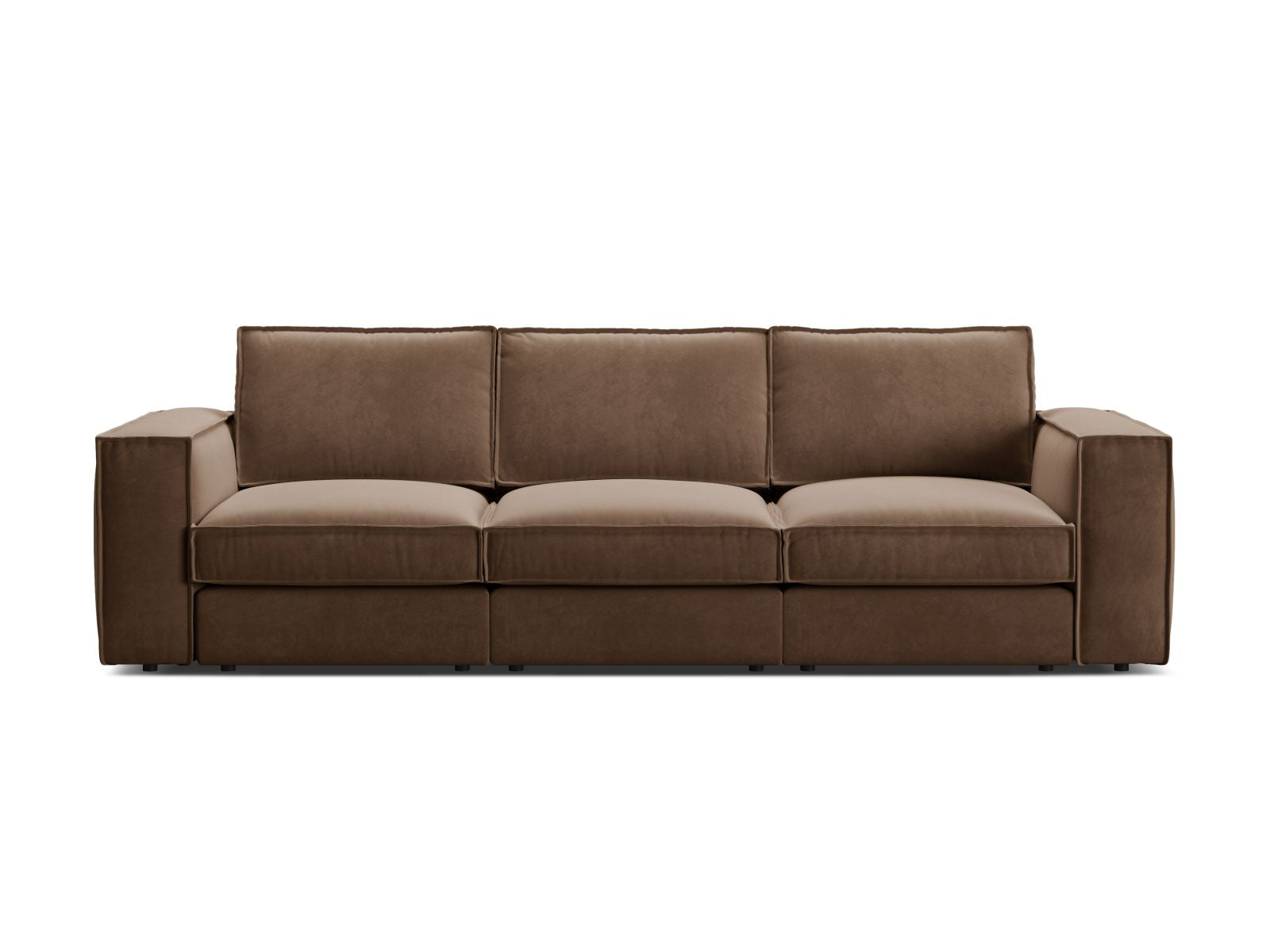4-Sitzer Modular Sofa Pola in Chocolate-Salvador präsentiert im Onlineshop von KAQTU Design AG. 4er Sofa ist von Micadoni