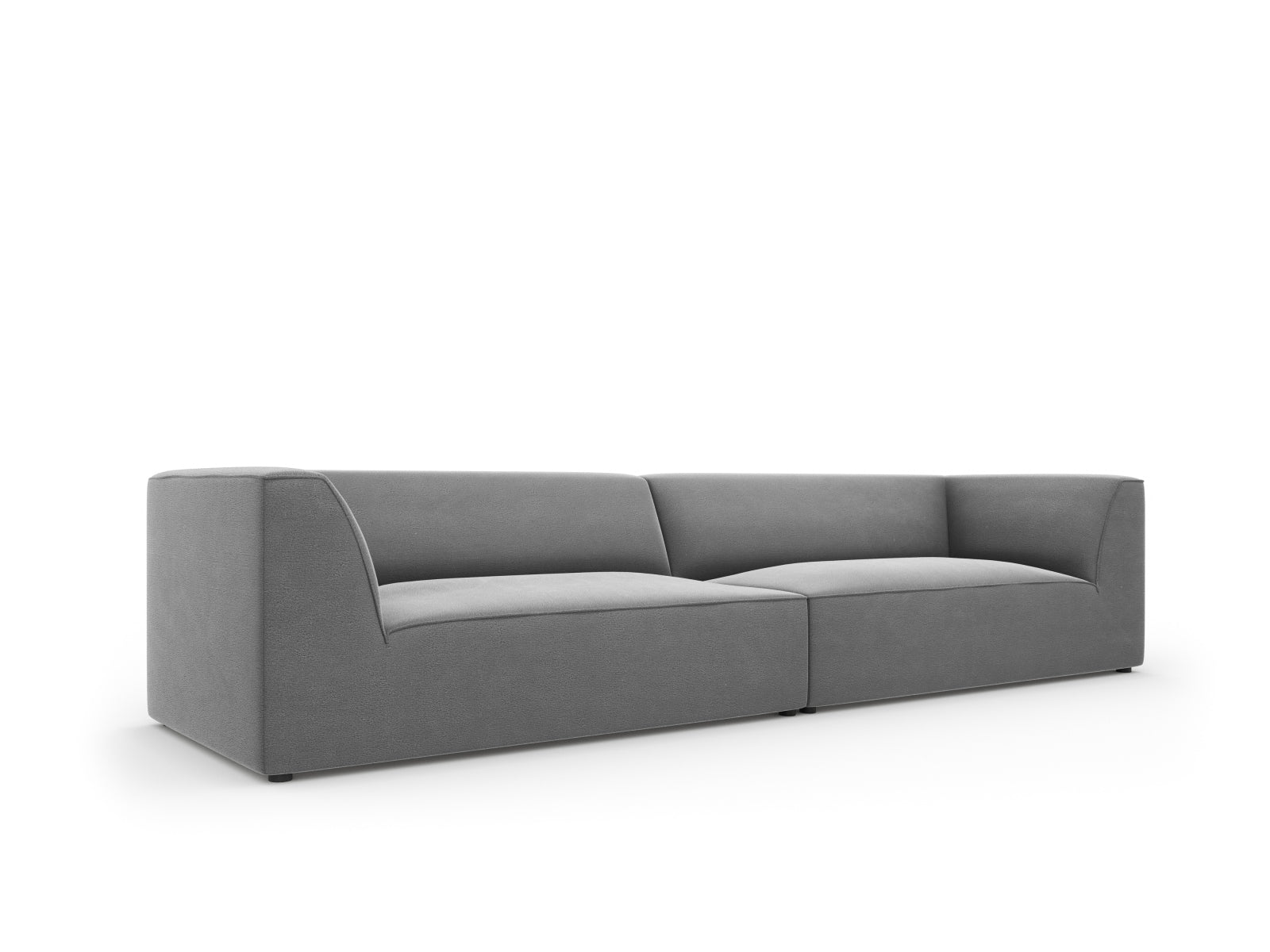 Elegantes 4-Sitzer Sofa in Ruby Velours von Micadoni, ideal für moderne Wohnräume. Bequem und stilvoll, ein echter Blickfang.