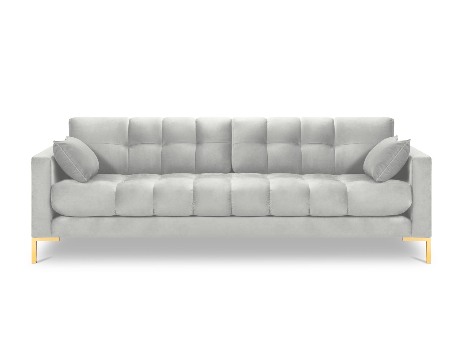 Erleben Sie das Mamaia Velour Sofa 4 Sitzer von Micadoni – ein elegantes, komfortables Möbelstück, das jedem Raum Stil und Gemütlichkeit verleiht.