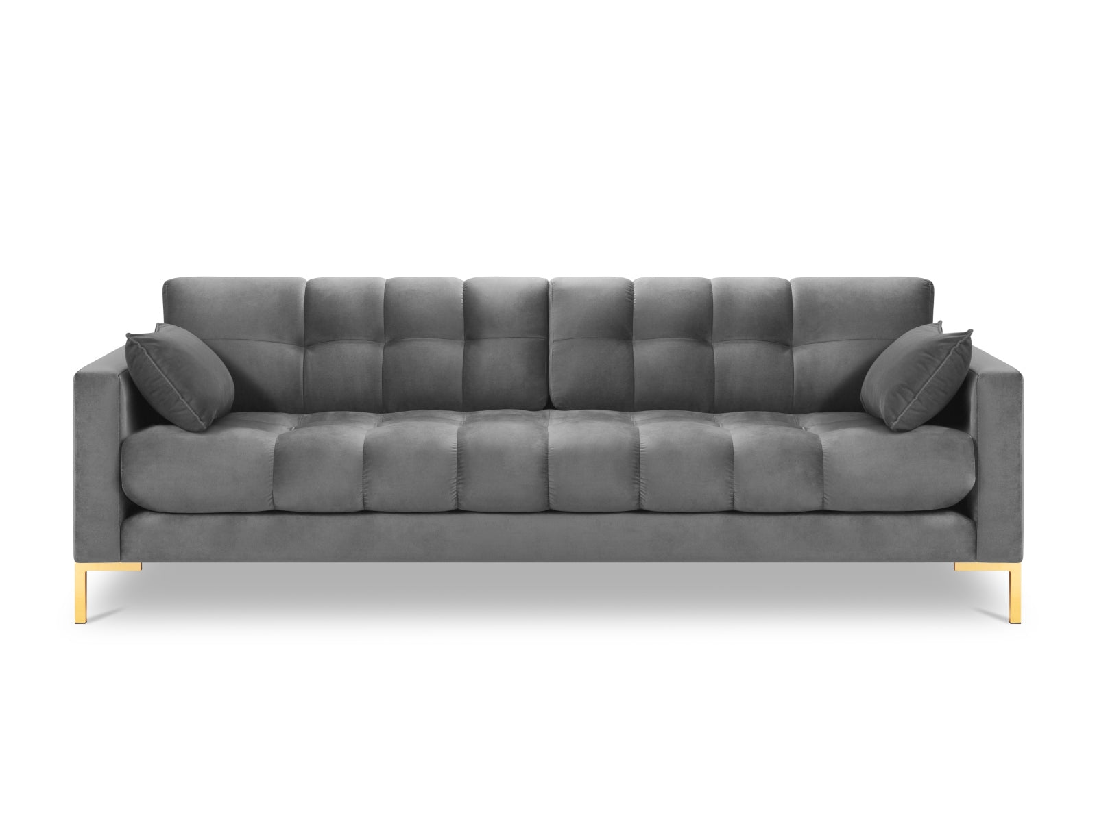 Erleben Sie das Mamaia Velour Sofa 4 Sitzer von Micadoni – ein elegantes Möbelstück, das Komfort und Stil in Ihr Wohnzimmer bringt.