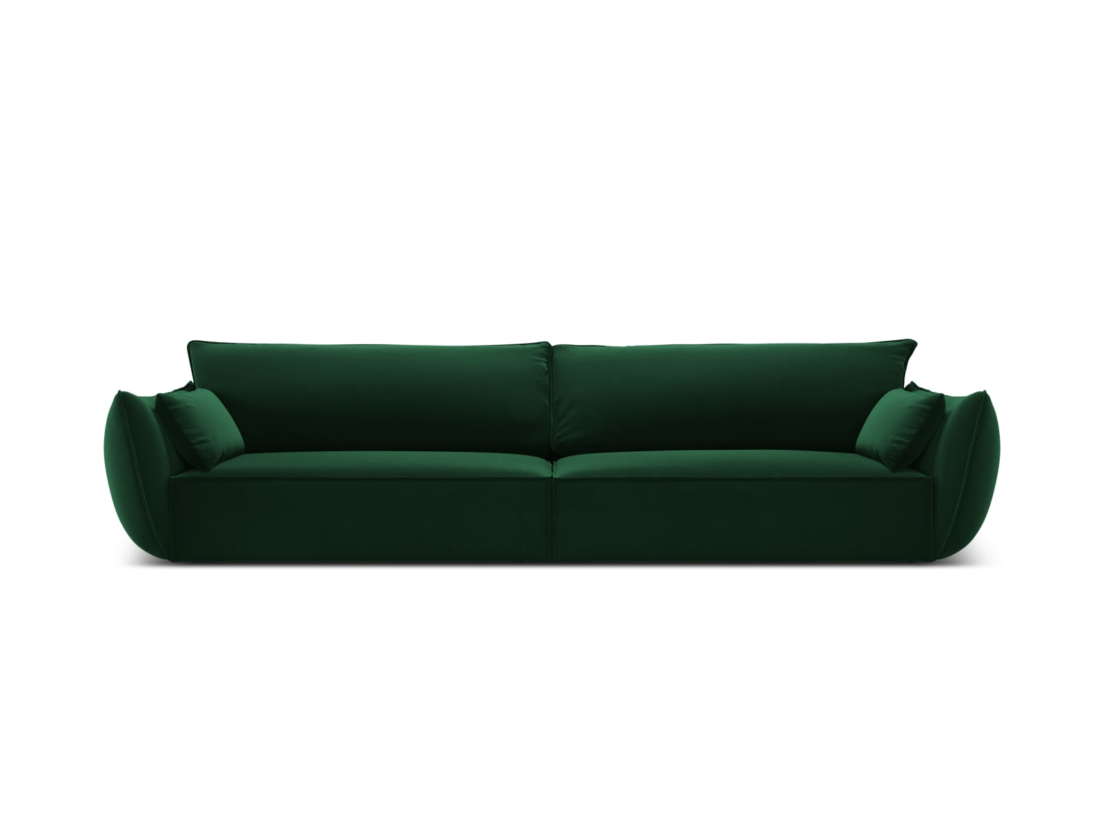 Kaelle Sofa 4 Sitzer in Bottle Green-Bluvel präsentiert im Onlineshop von KAQTU Design AG. 4er Sofa ist von Micadoni