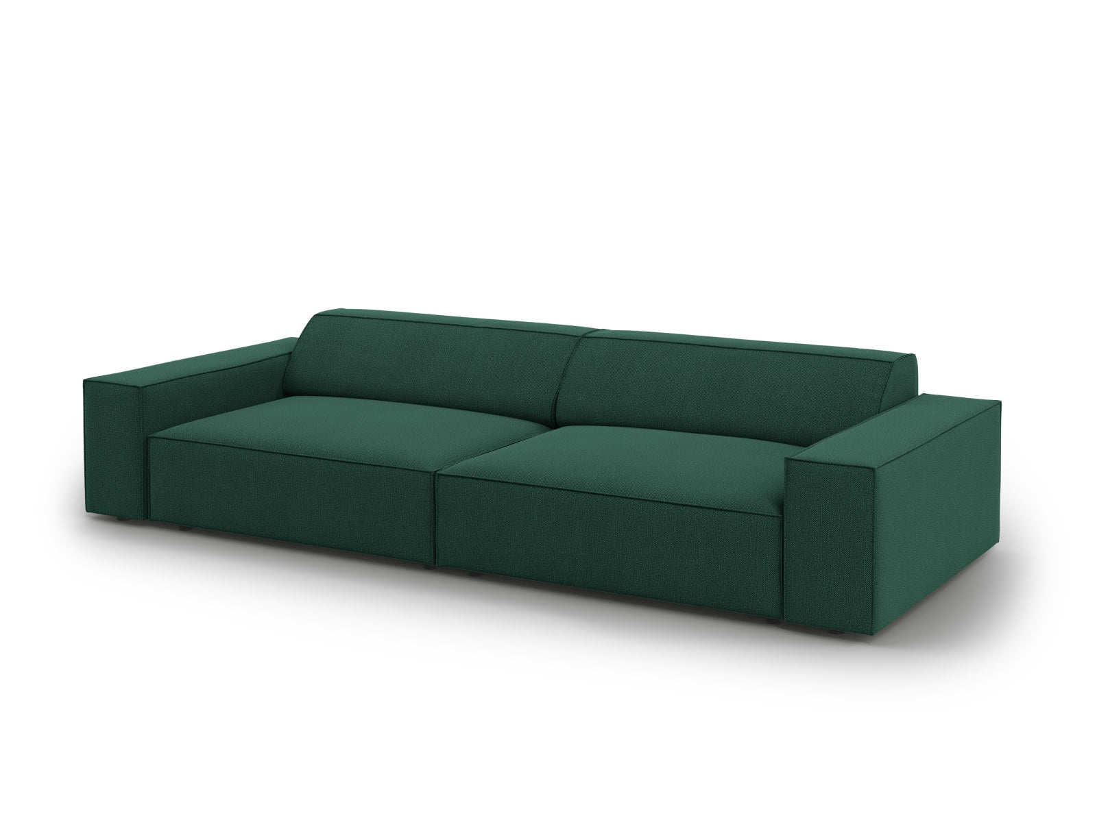 Elegantes 4-Sitzer Sofa Jodie in stilvollem Grünton, ideal für moderne Wohnräume und vielseitige Gestaltungsmöglichkeiten von Micadoni.