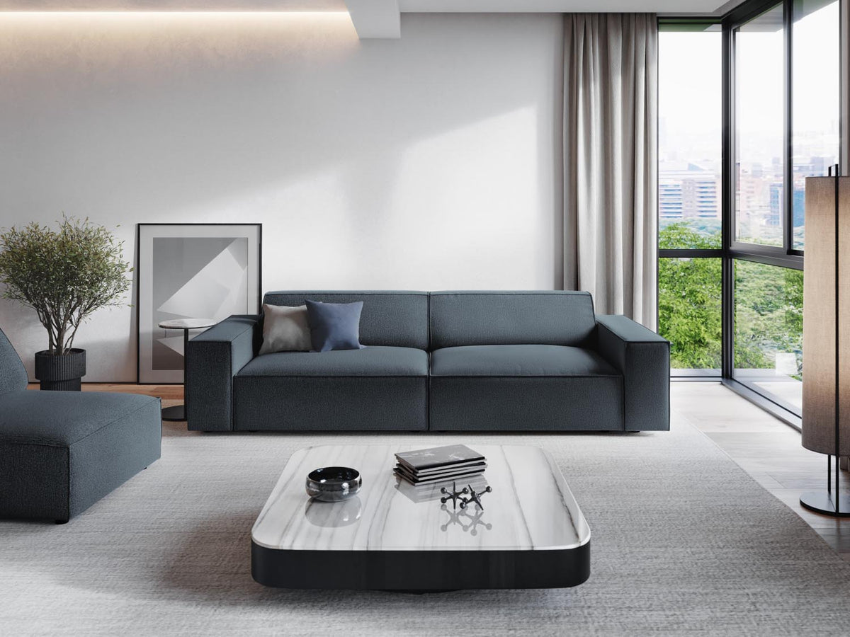 Jodie Modulares Sofa 4 Sitzer in Blue-Megan präsentiert im Onlineshop von KAQTU Design AG. 3er Sofa ist von Micadoni