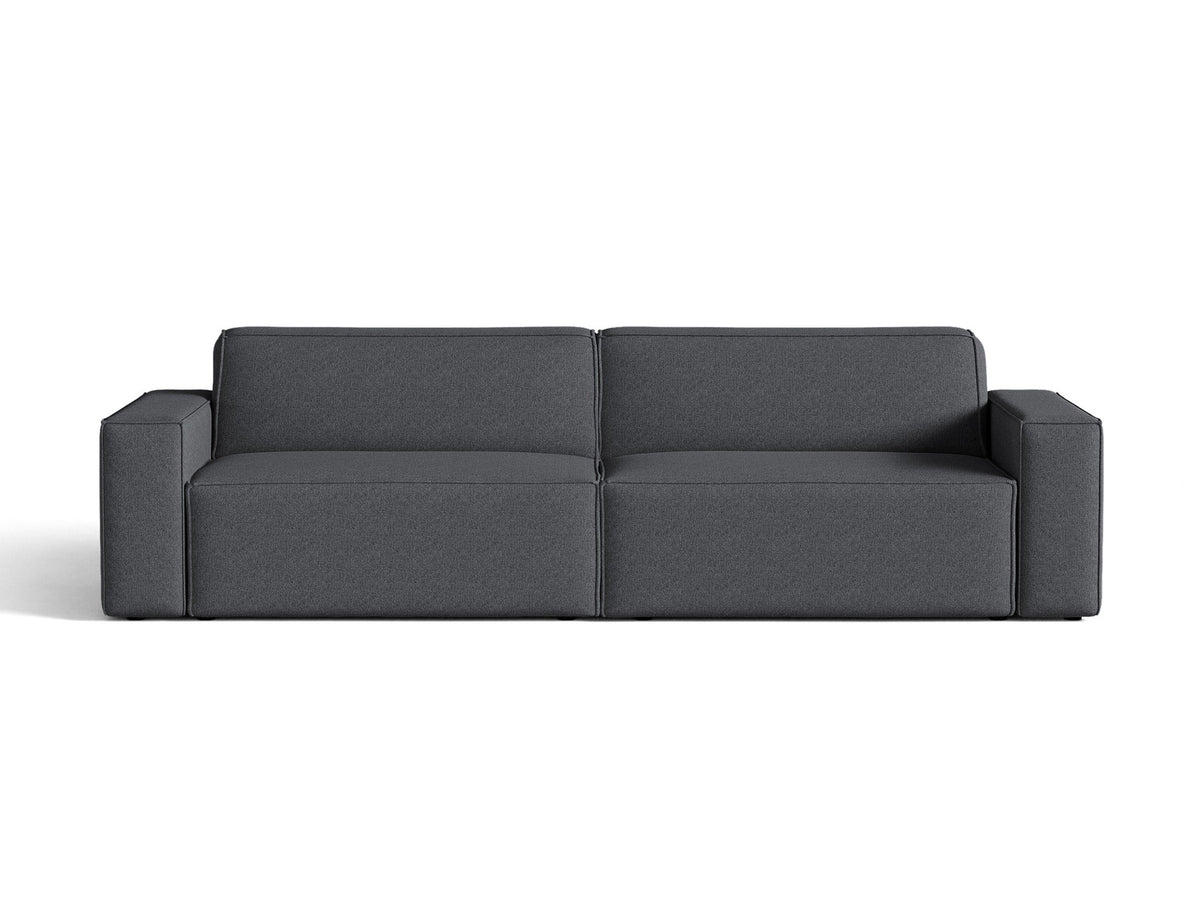 Jodie Modulares Sofa 4 Sitzer in Dark Grey-Megan präsentiert im Onlineshop von KAQTU Design AG. 4er Sofa ist von Micadoni