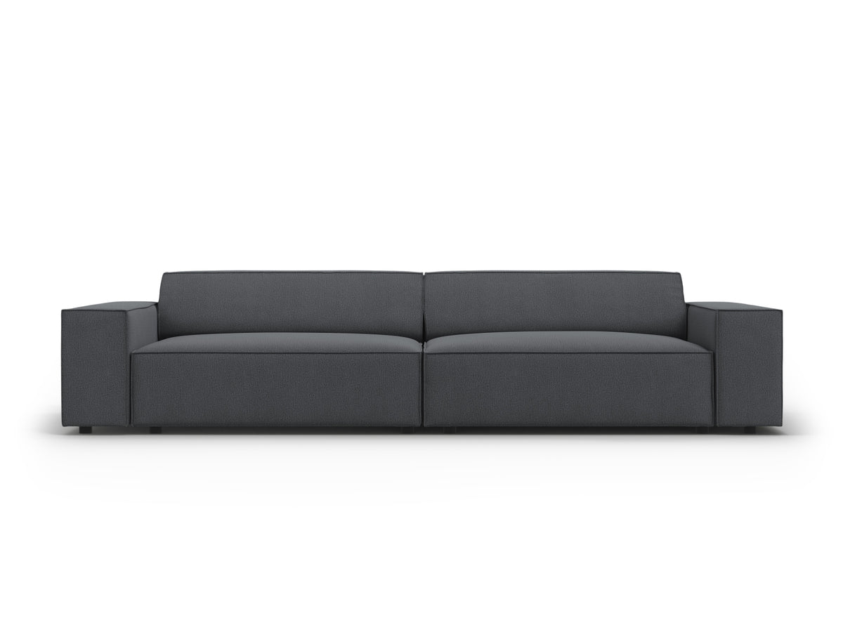 Jodie Modulares Sofa 4 Sitzer in Dark Grey-Megan präsentiert im Onlineshop von KAQTU Design AG. 3er Sofa ist von Micadoni