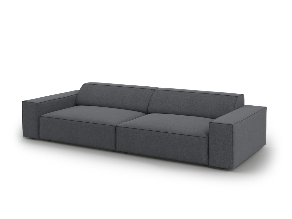 Jodie Modulares Sofa 4 Sitzer in Dark Grey-Megan präsentiert im Onlineshop von KAQTU Design AG. 3er Sofa ist von Micadoni