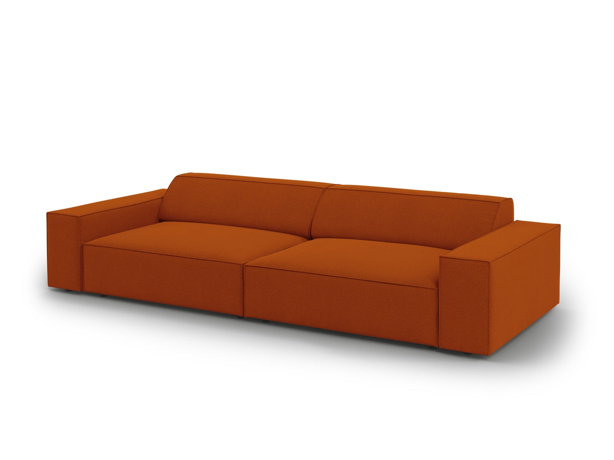 Jodie Modulares Sofa 4 Sitzer in Terracotta-Megan präsentiert im Onlineshop von KAQTU Design AG. 3er Sofa ist von Micadoni