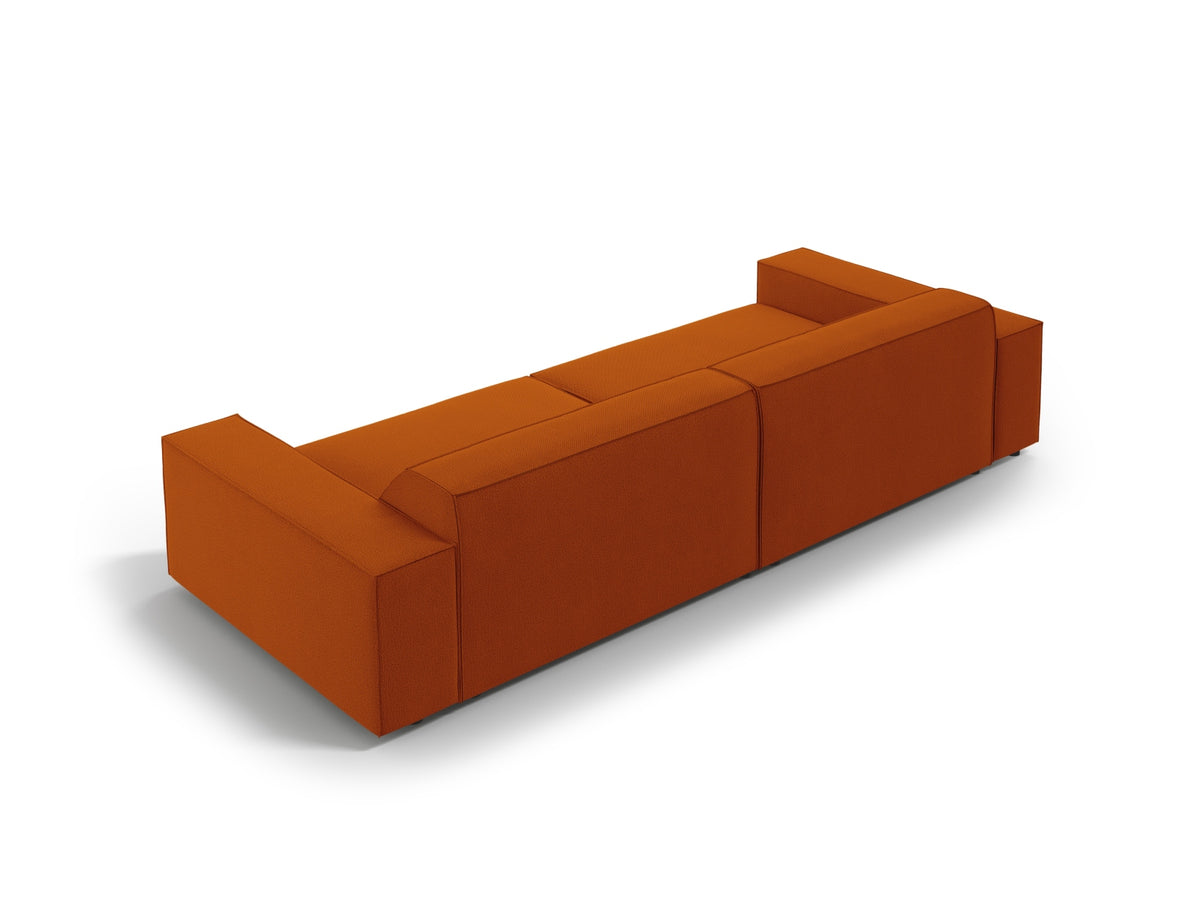 Jodie Modulares Sofa 4 Sitzer in Terracotta-Megan präsentiert im Onlineshop von KAQTU Design AG. 3er Sofa ist von Micadoni
