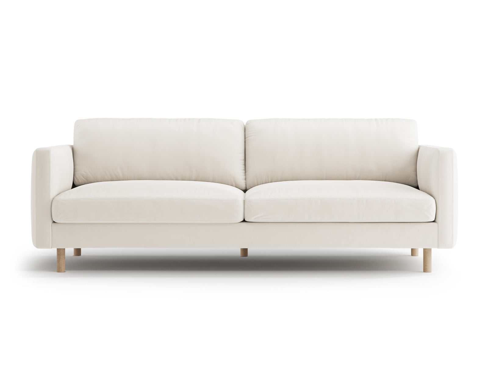 Eden Velour Sofa 4 Sitzer in Beige präsentiert im Onlineshop von KAQTU Design AG. 4er Sofa ist von Micadoni