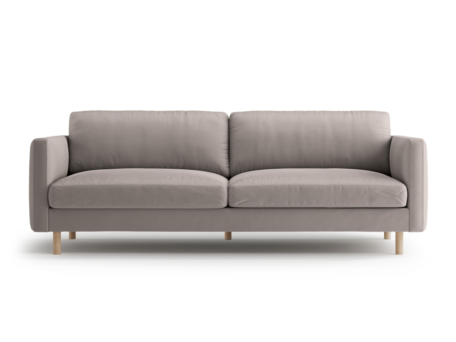Eden Velour Sofa 4 Sitzer in Warm grey-Paris präsentiert im Onlineshop von KAQTU Design AG. 4er Sofa ist von Micadoni