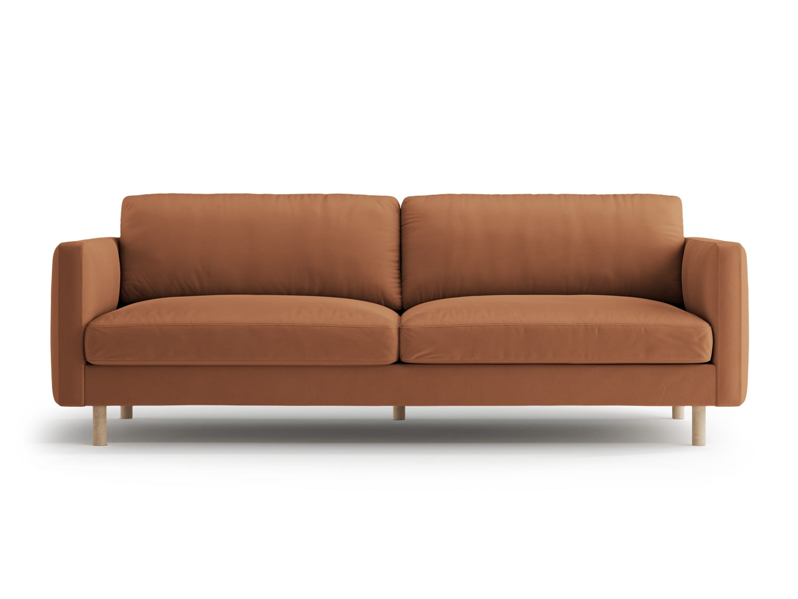 Eden Velour Sofa 4 Sitzer in Honey präsentiert im Onlineshop von KAQTU Design AG. 4er Sofa ist von Micadoni