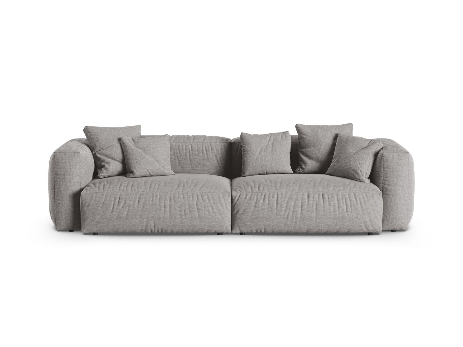 4-Sitzer Modular Sofa XL Martina in Light Grey-Boston präsentiert im Onlineshop von KAQTU Design AG. 4er Sofa ist von Micadoni