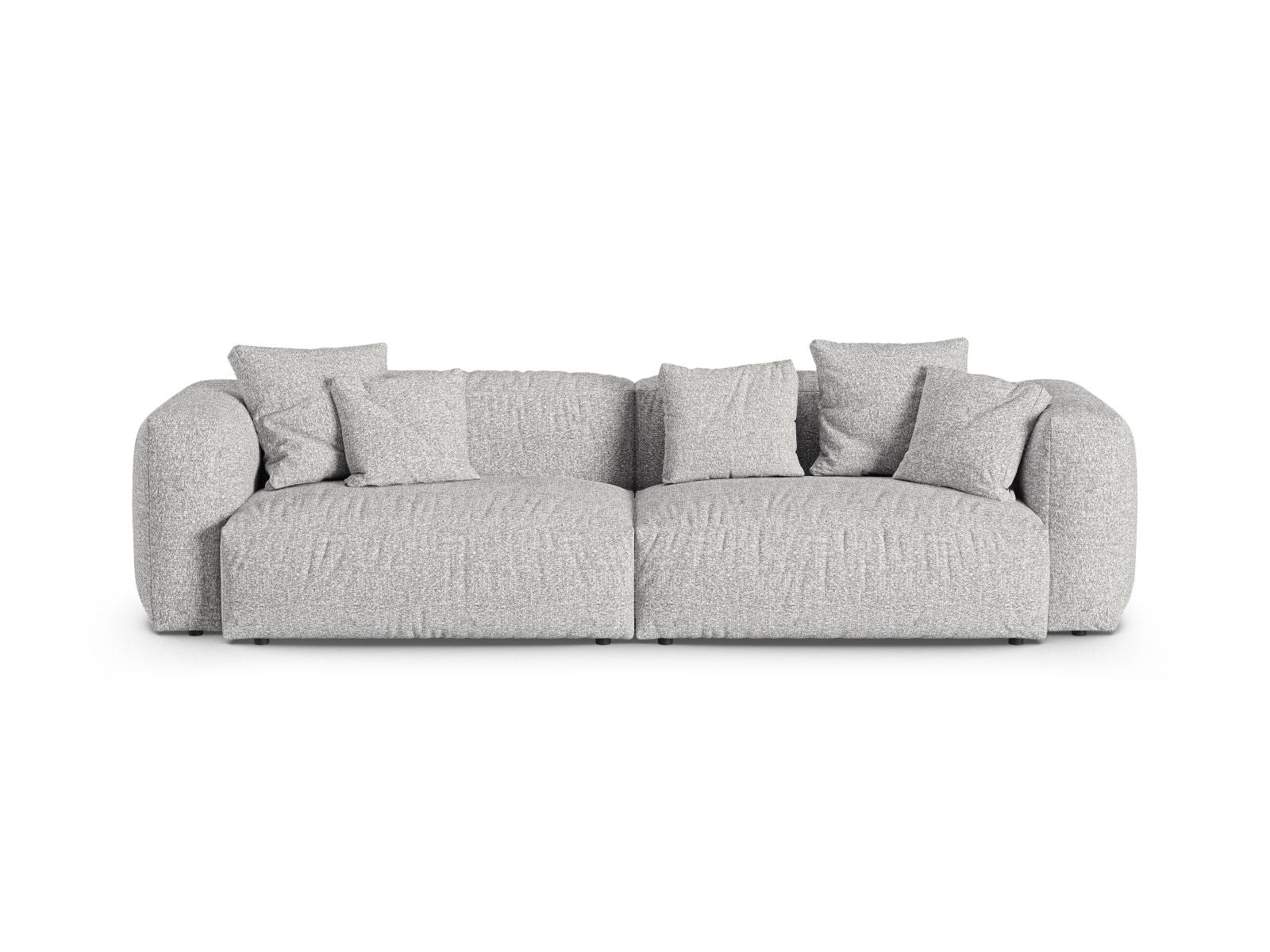 4-Sitzer Modular Sofa XL Martina in Silver-Monet präsentiert im Onlineshop von KAQTU Design AG. 4er Sofa ist von Micadoni