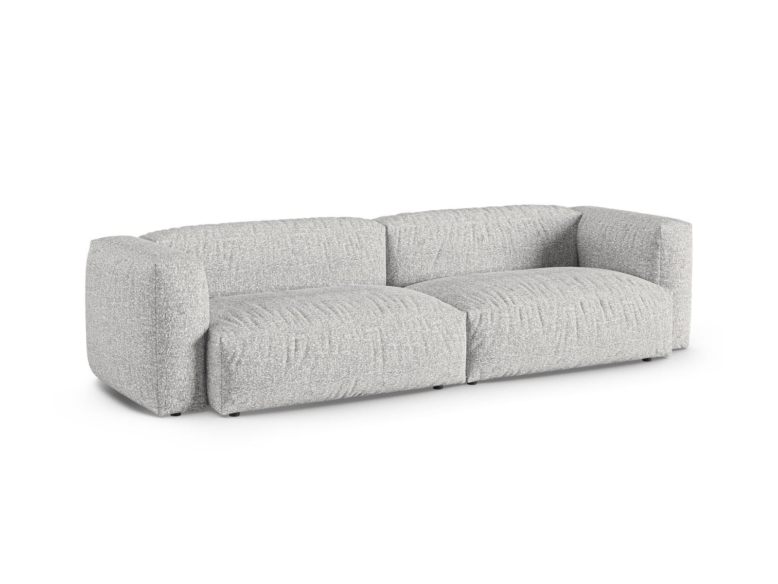 Elegantes 4-Sitzer Sofa XL Martina in stilvollem Silver-Monet, ideal für moderne Wohnräume und gemütliche Abende.