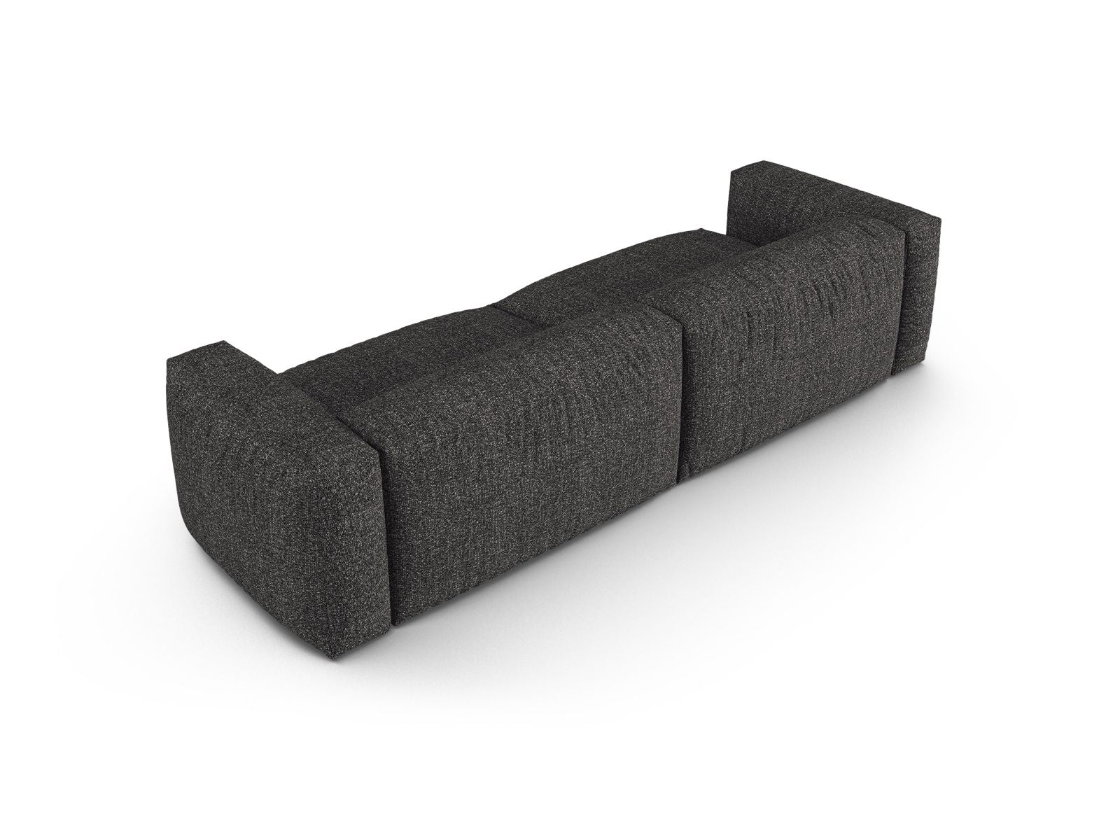 Stylisches und geräumiges 4-Sitzer Sofa Martina in elegantem Anthrazit, ideal für gesellige Runden und entspannte Stunden im Wohnzimmer.