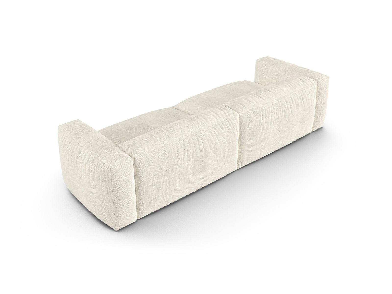 Geräumiges und elegantes 4-Sitzer Sofa Martina in Ivory-Monet, ideal für einladende Wohnräume und entspannte Stunden.