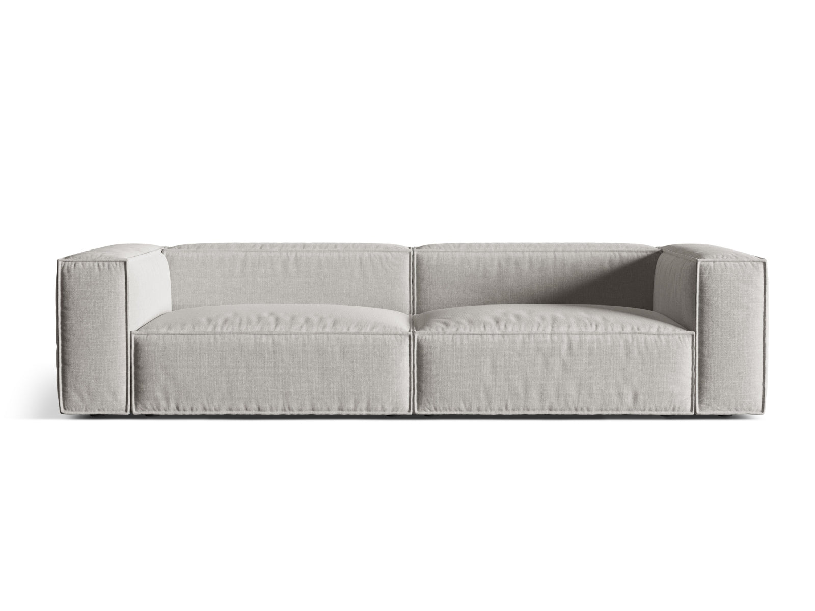 5-Sitzer Sofa Nuria in Light Grey-Liberty präsentiert im Onlineshop von KAQTU Design AG. 5er Sofa ist von Micadoni