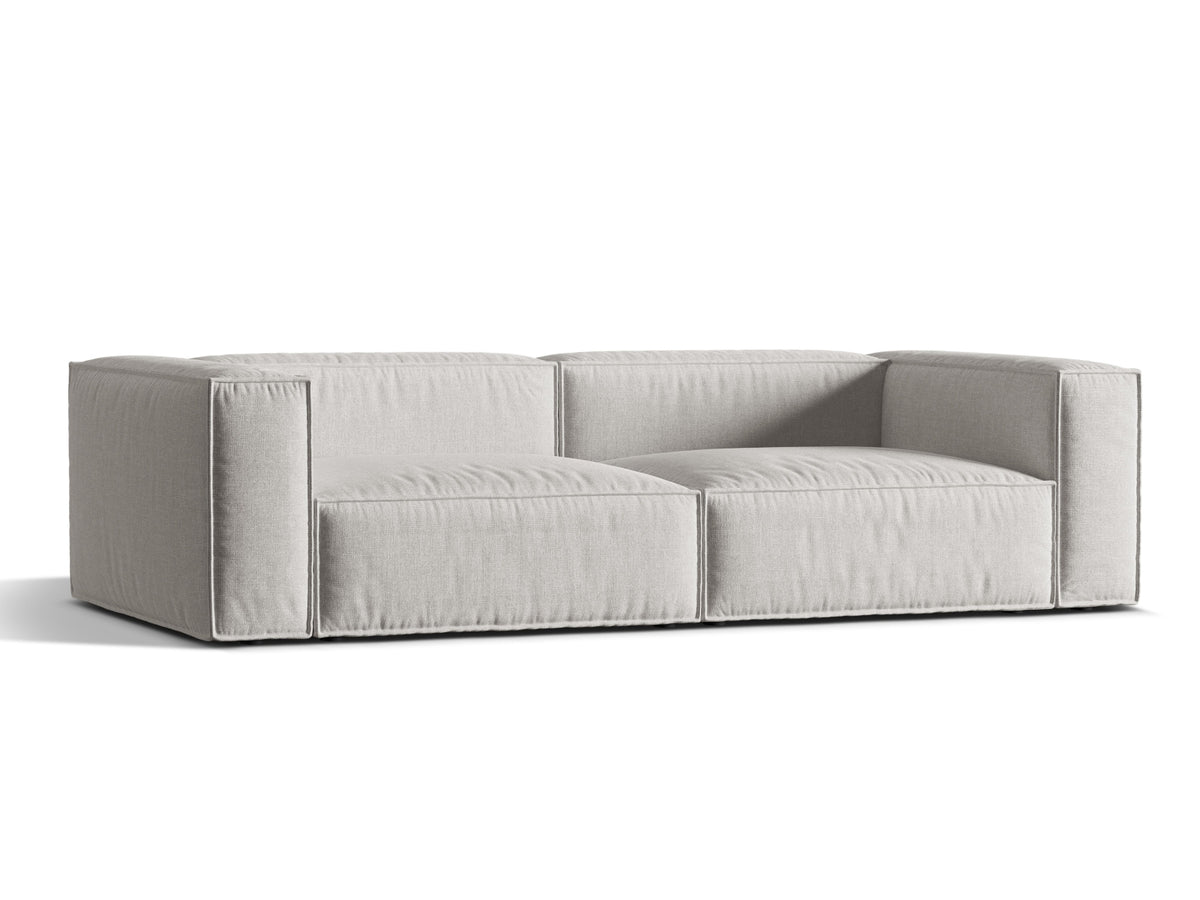 5-Sitzer Sofa Nuria in Light Grey-Liberty präsentiert im Onlineshop von KAQTU Design AG. 5er Sofa ist von Micadoni