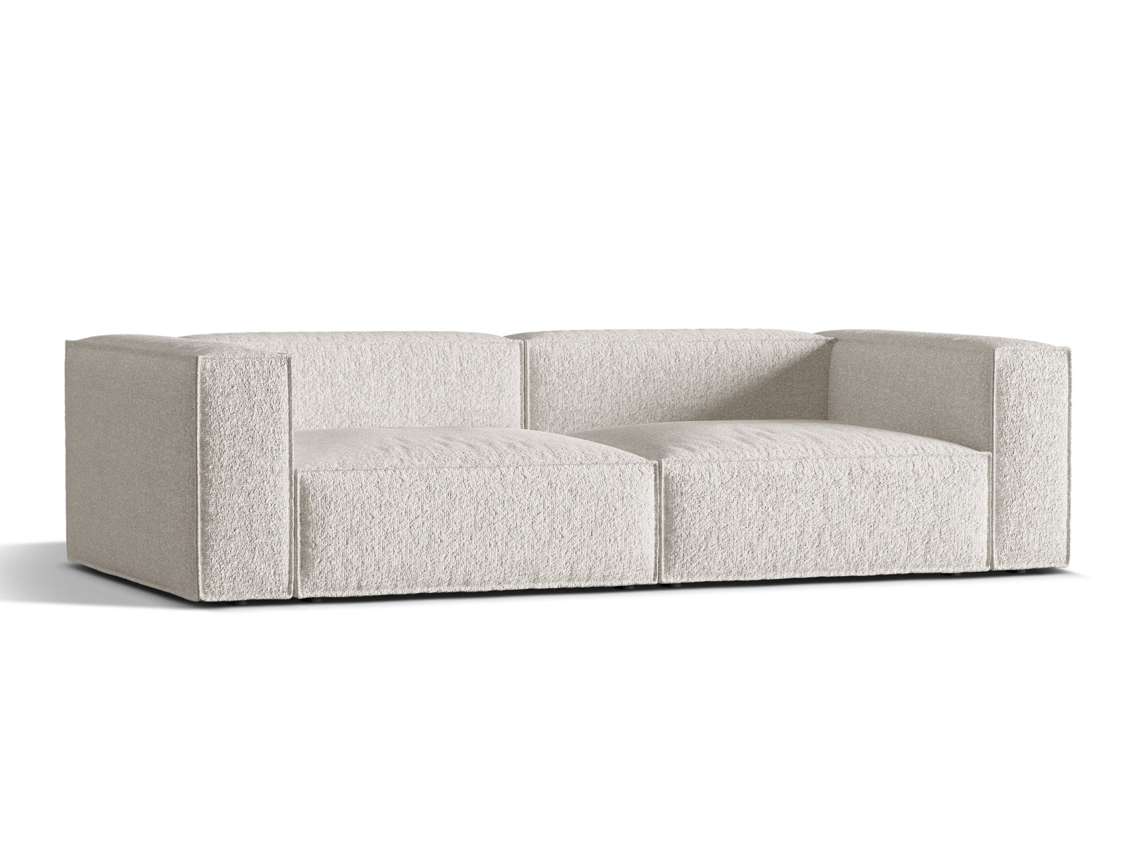 Nuria Sofa 5 Sitzer in Grey Beige Melange-Monet präsentiert im Onlineshop von KAQTU Design AG. Sofa ist von Micadoni