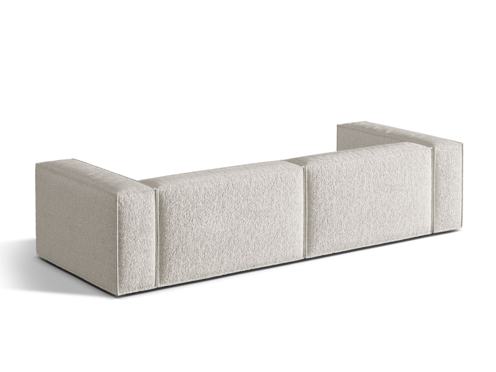 Nuria Sofa 5 Sitzer in Grey Beige Melange-Monet präsentiert im Onlineshop von KAQTU Design AG. Sofa ist von Micadoni