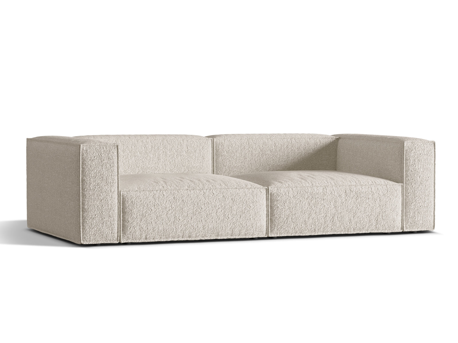 Elegantes Nuria Sofa mit 5 Sitzen in stilvollem Beige, ideal für moderne Wohnräume. Hochwertige Verarbeitung von Micadoni.